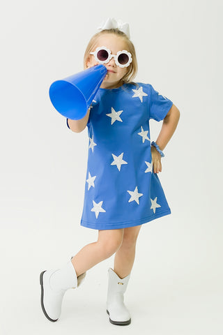 Royal Blue Star Dress