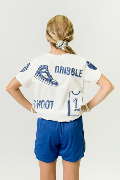 Royal Blue Basketball Shirt
