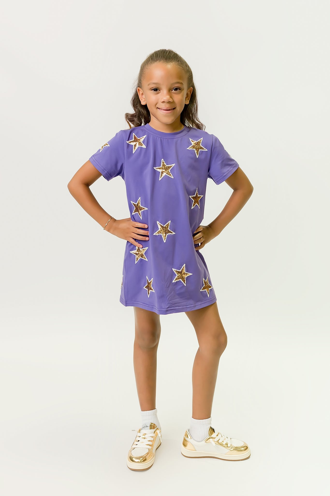 purple dress with stars Elegant Purple Stars A-Line Prom Dress Y2738 Simplepromdress