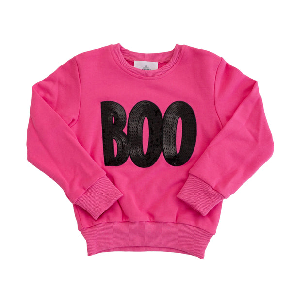 Hot Pink Boo Sweatshirt