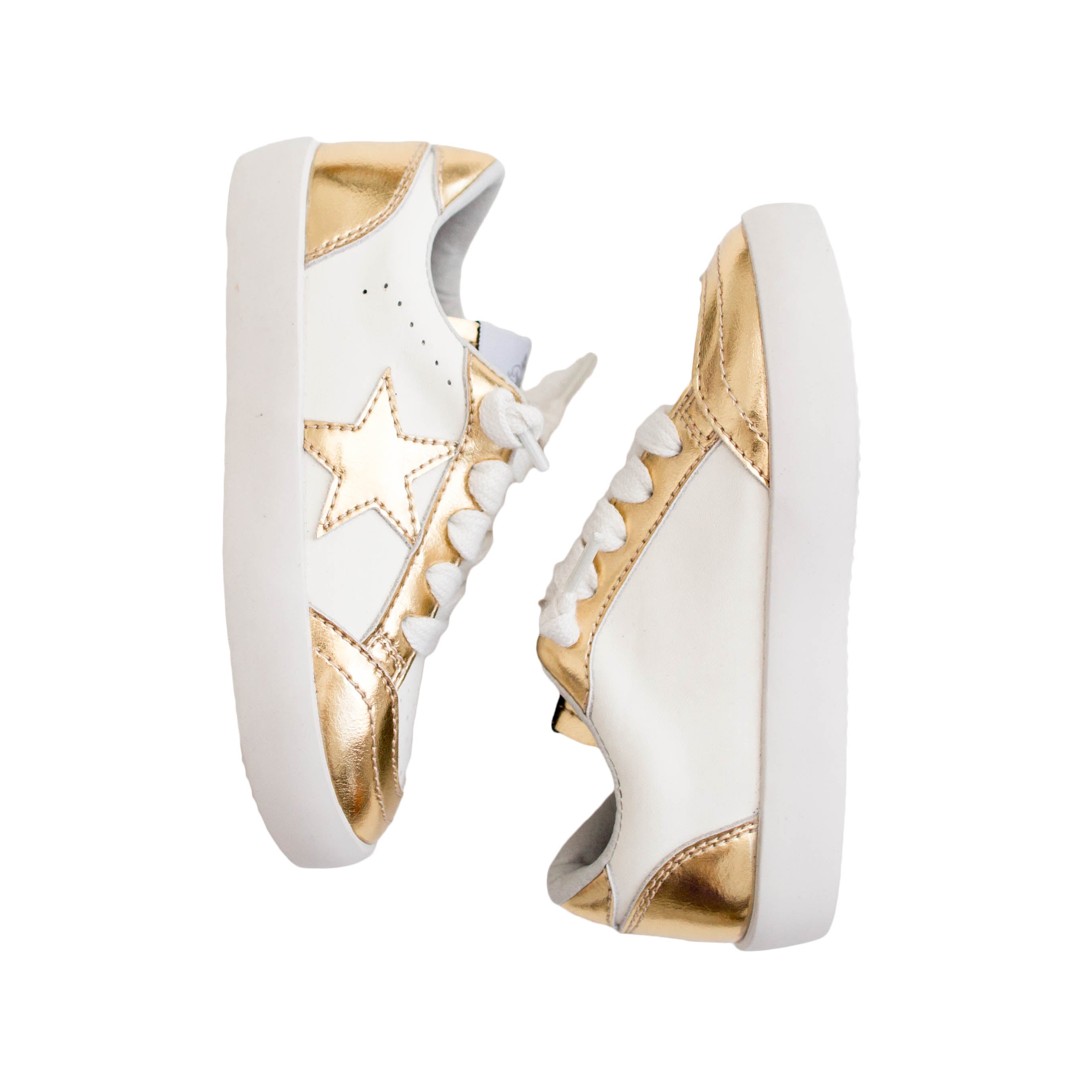 スニーカー Golden  Golden  Sneakers (GWF00101 F00747060246) Golden Goose Super Star sneakers for Women - Gold in Qatar