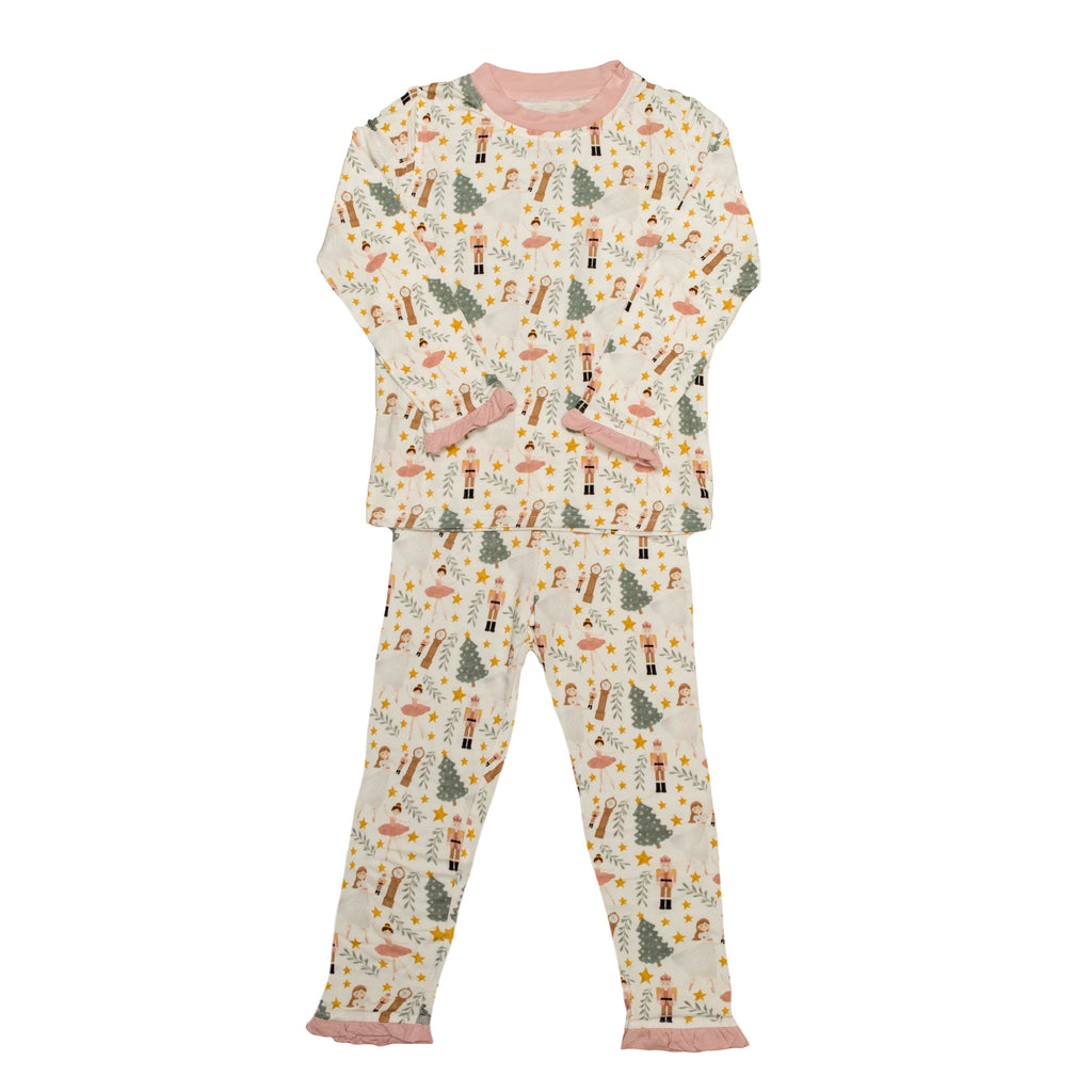 Nutcracker Girl Ruffle Bamboo Pajamas