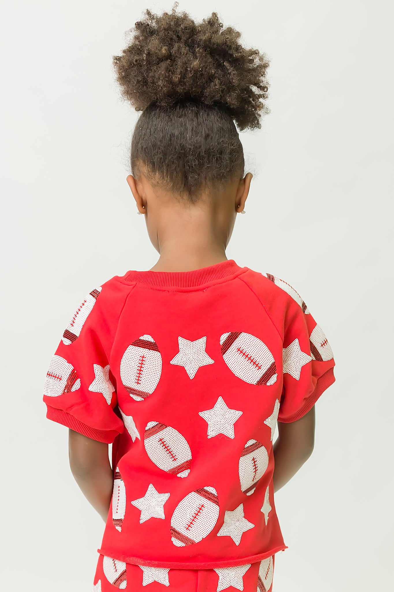 Kids' Red Football Top