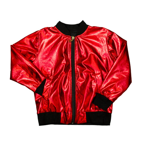 Red Metallic Kid Jacket