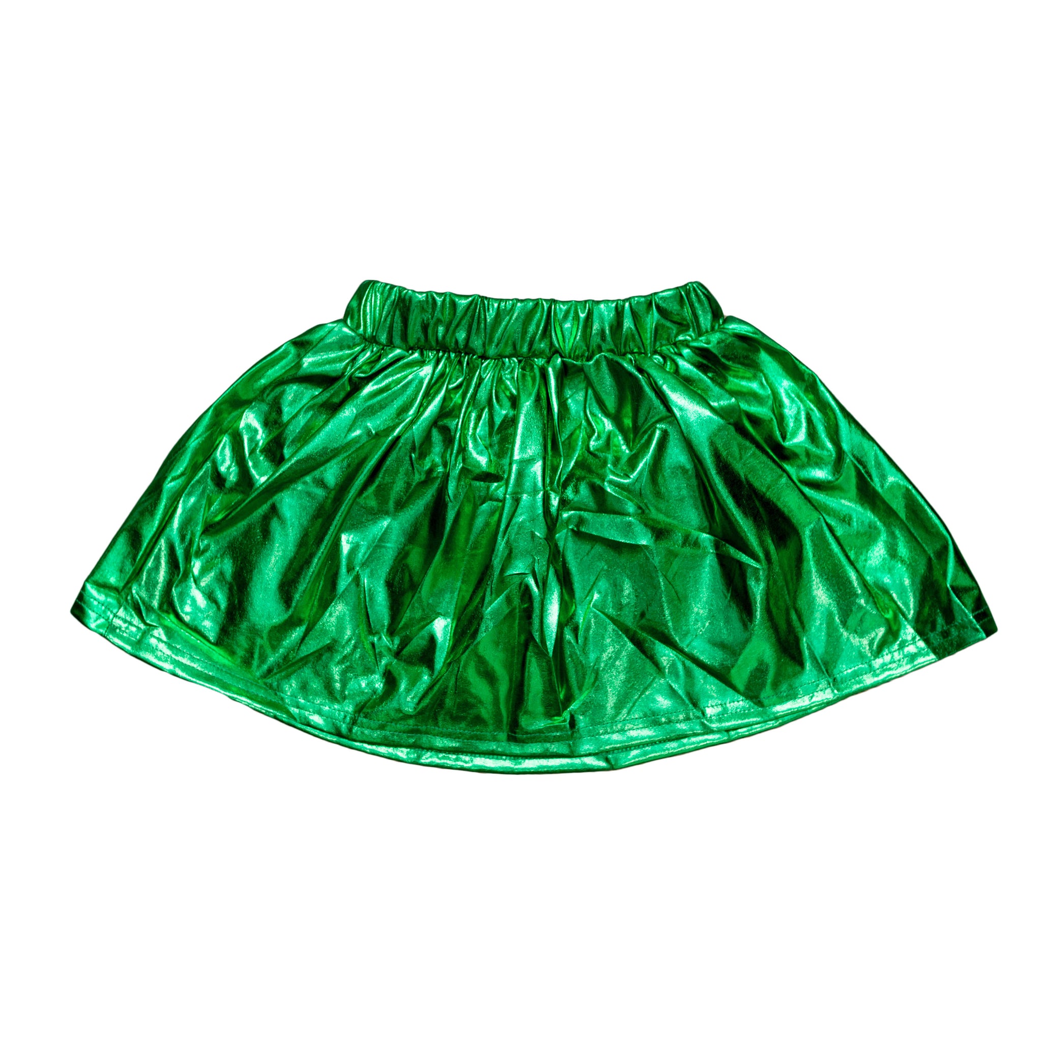 Kids' Metallic Skort - Green