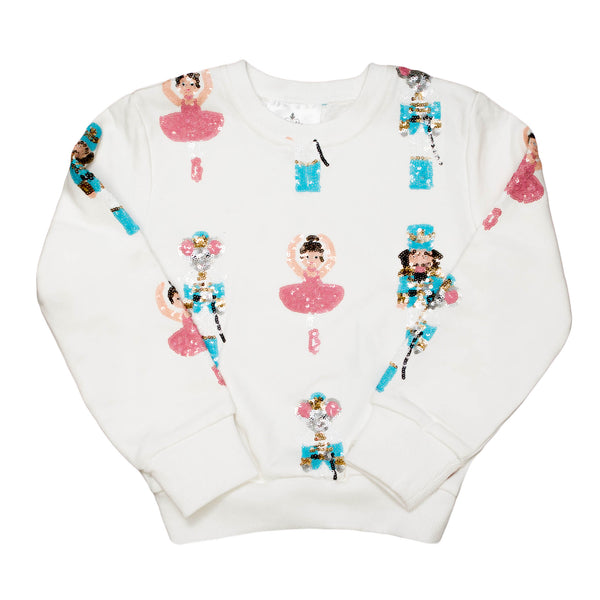Nutcracker White Sweatshirt