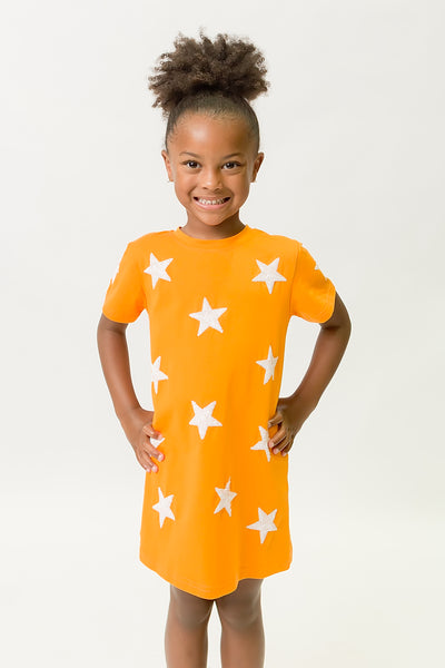 Orange Star Dress