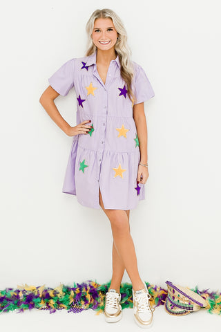 Stars Chenille Adult Dress