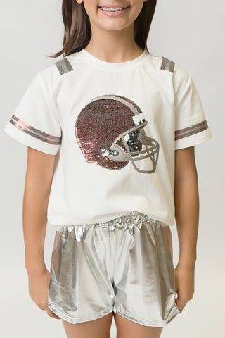 Maroon and Silver Helmet Shirt