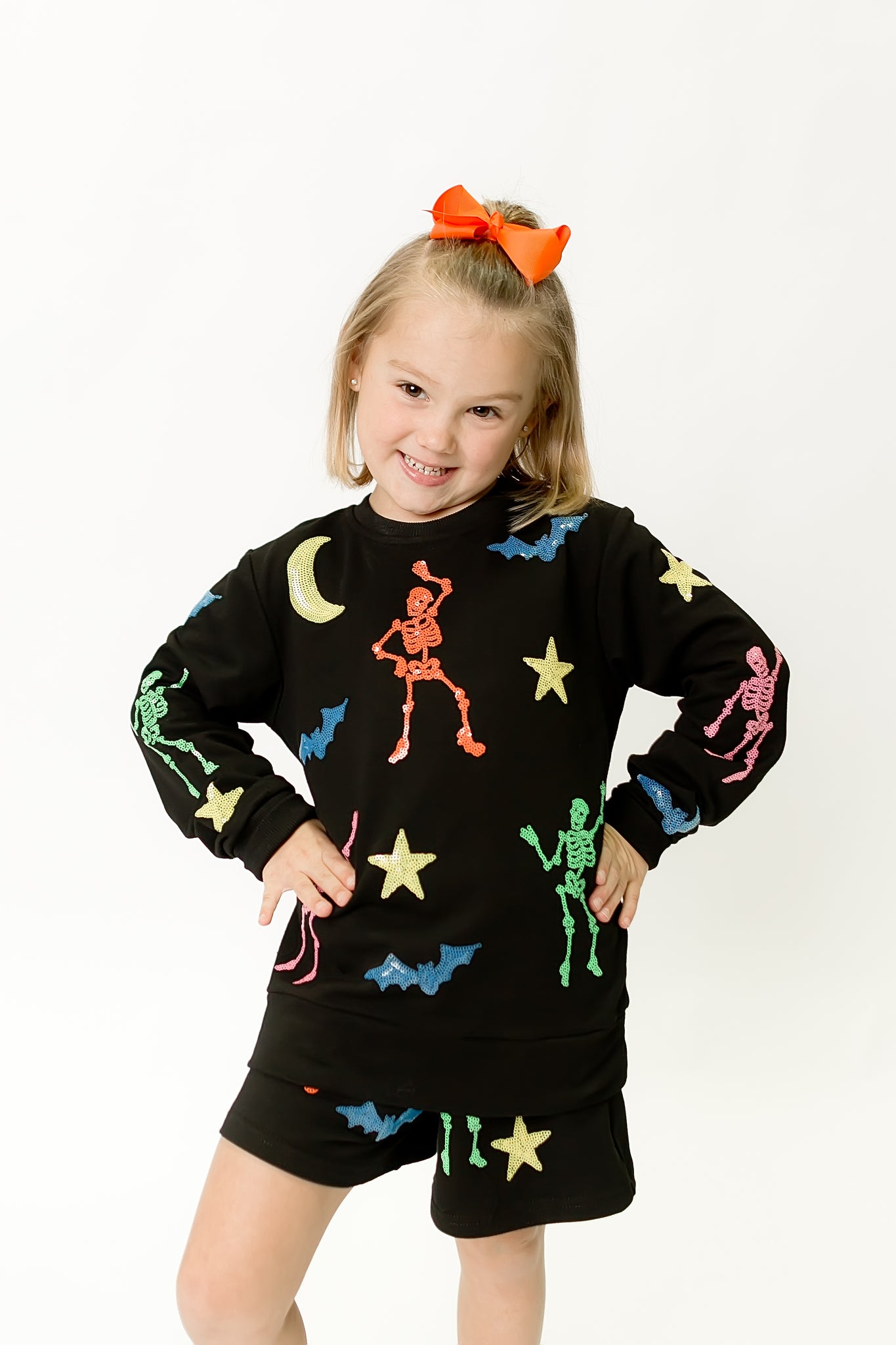 Kids' Dancing Skeleton Shorts