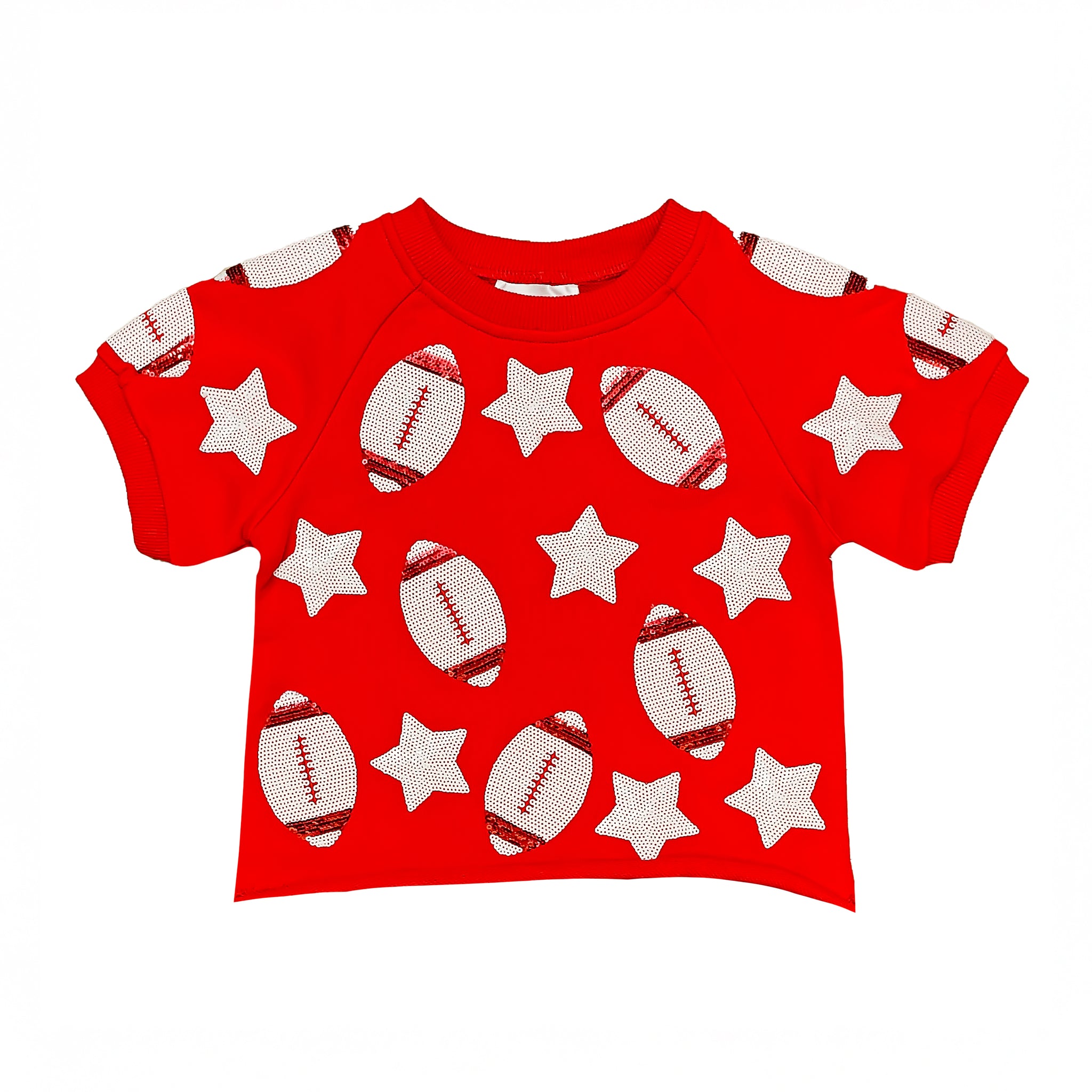 Kids' Red Football Top
