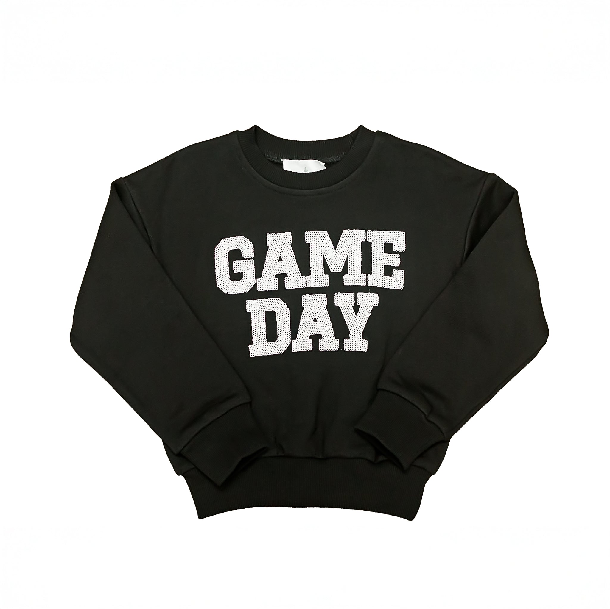 Kids' Game Day Sequin Sweatshirt - Black