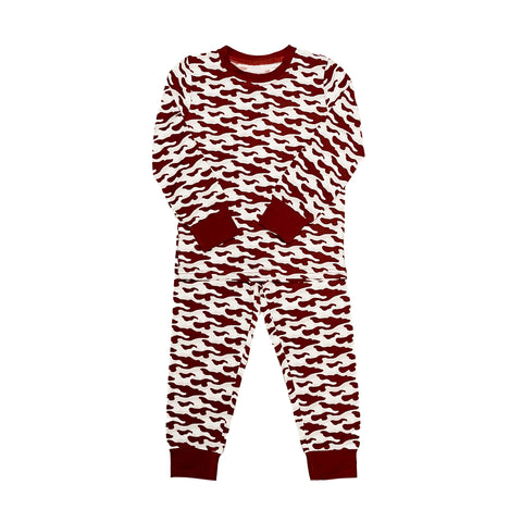 Maroon Camo Pajamas