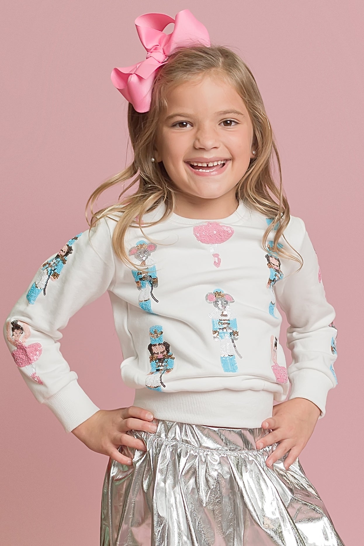 Nutcracker White Sweatshirt