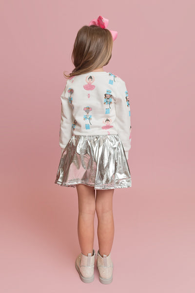 Nutcracker White Sweatshirt