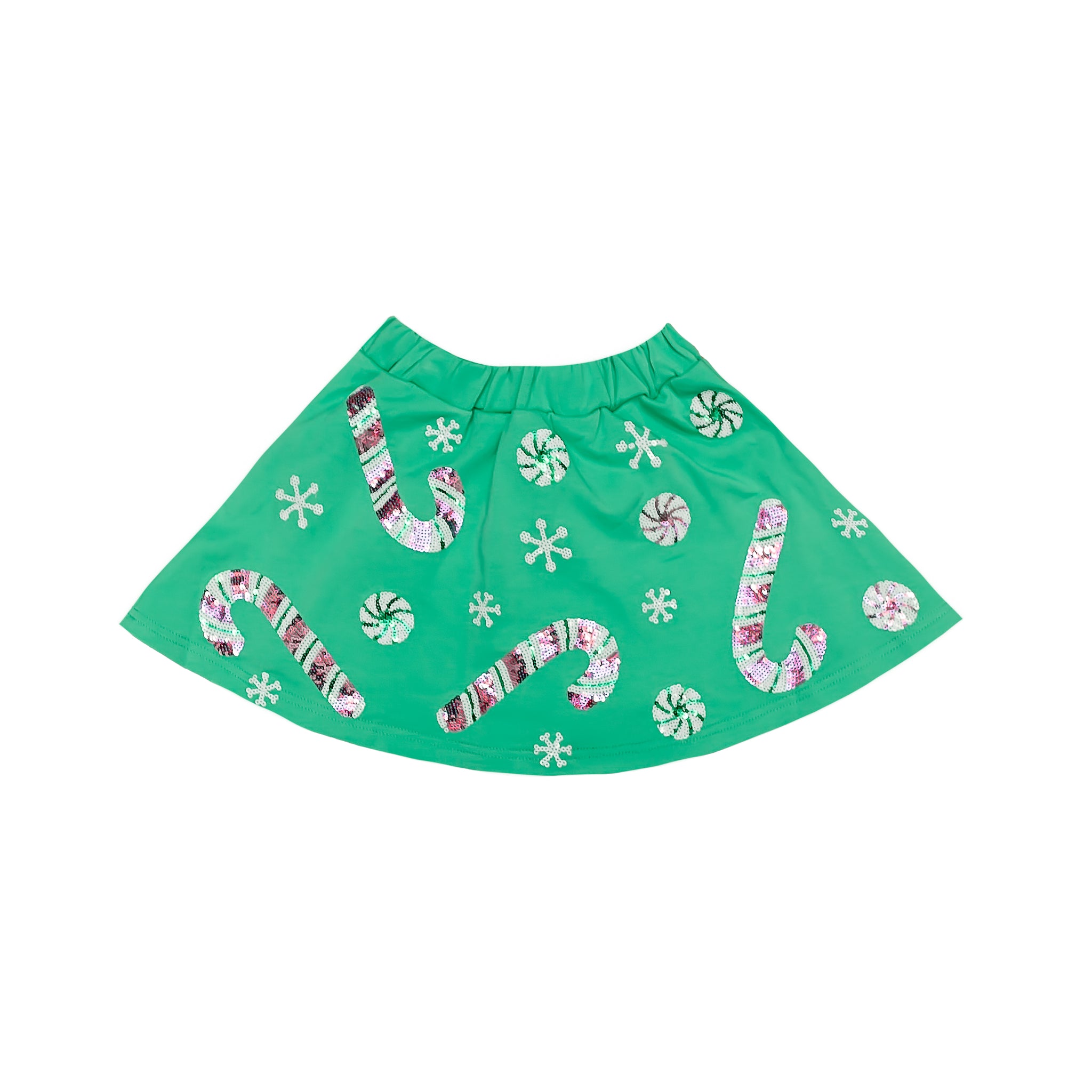 Candy Cane Teal Skort