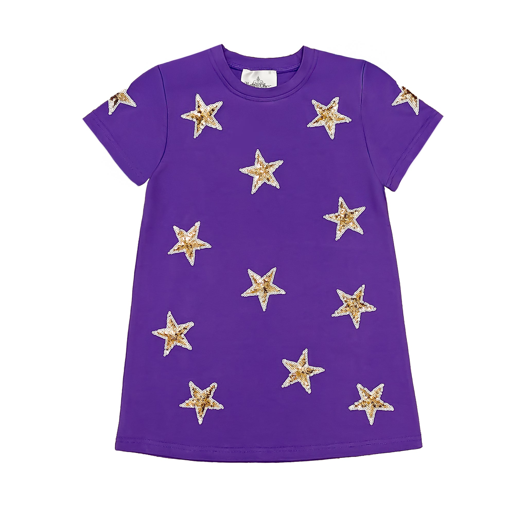 gold star print dress Cute Gold and Black Dress - Good Star Skater Dress - Mini Dress