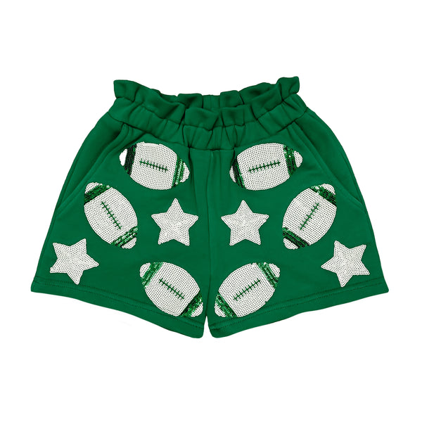 Green Football Shorts