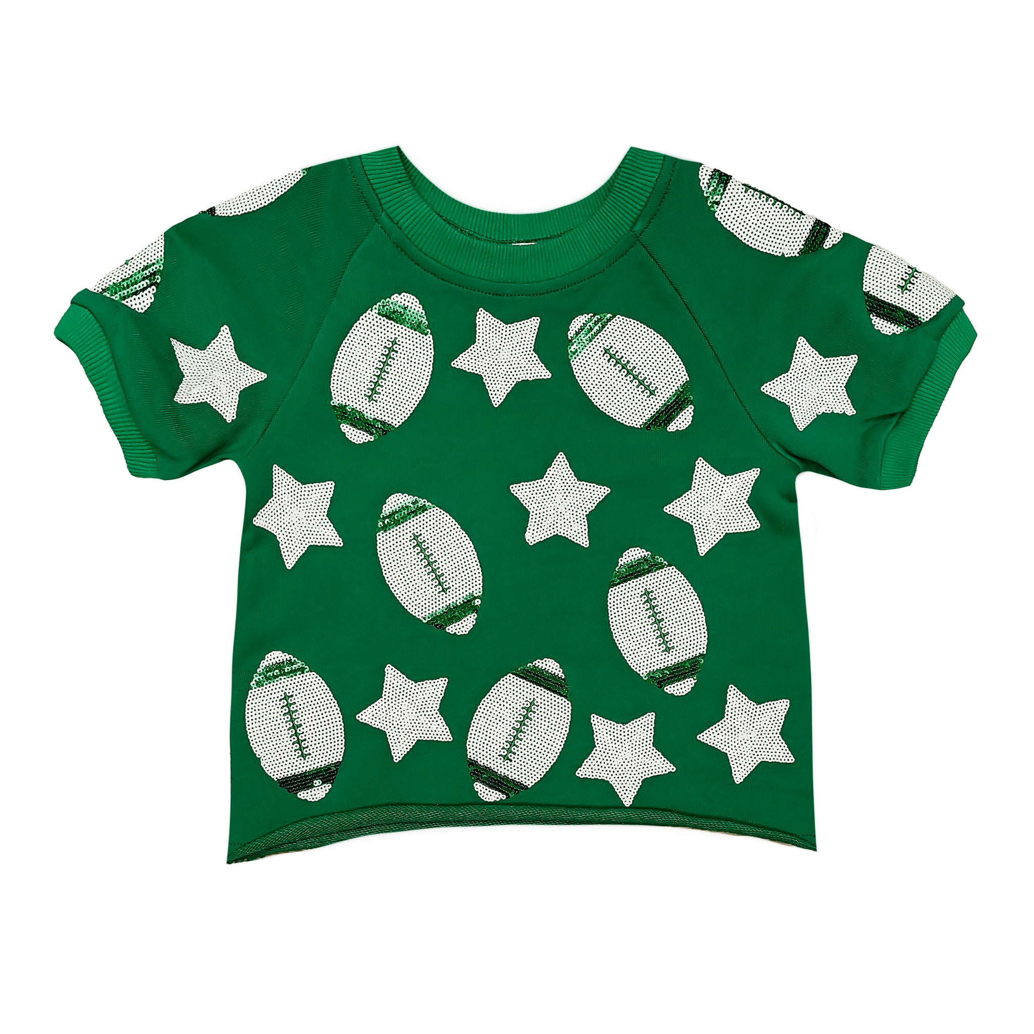 Kids' Green Football Top