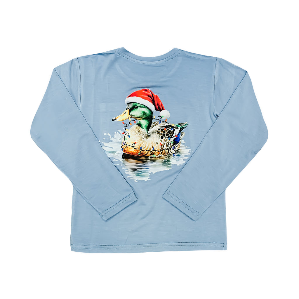 Christmas Lights Mallard Long Sleeve Shirt