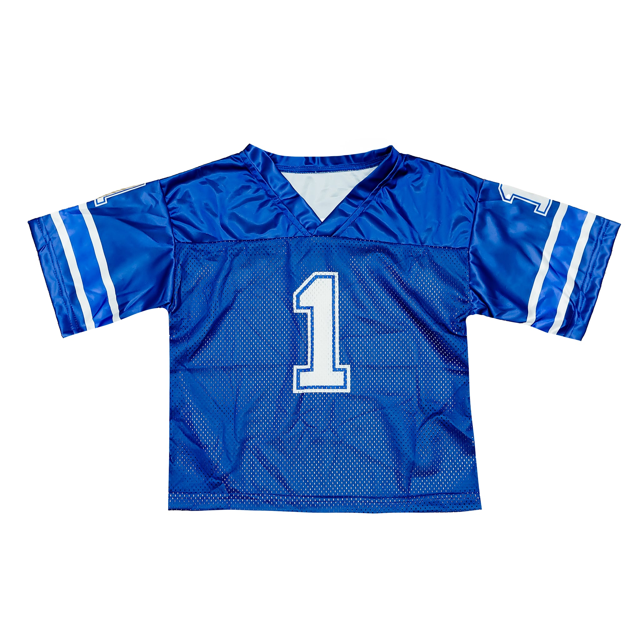 Kids' Royal Blue & White Football Jersey