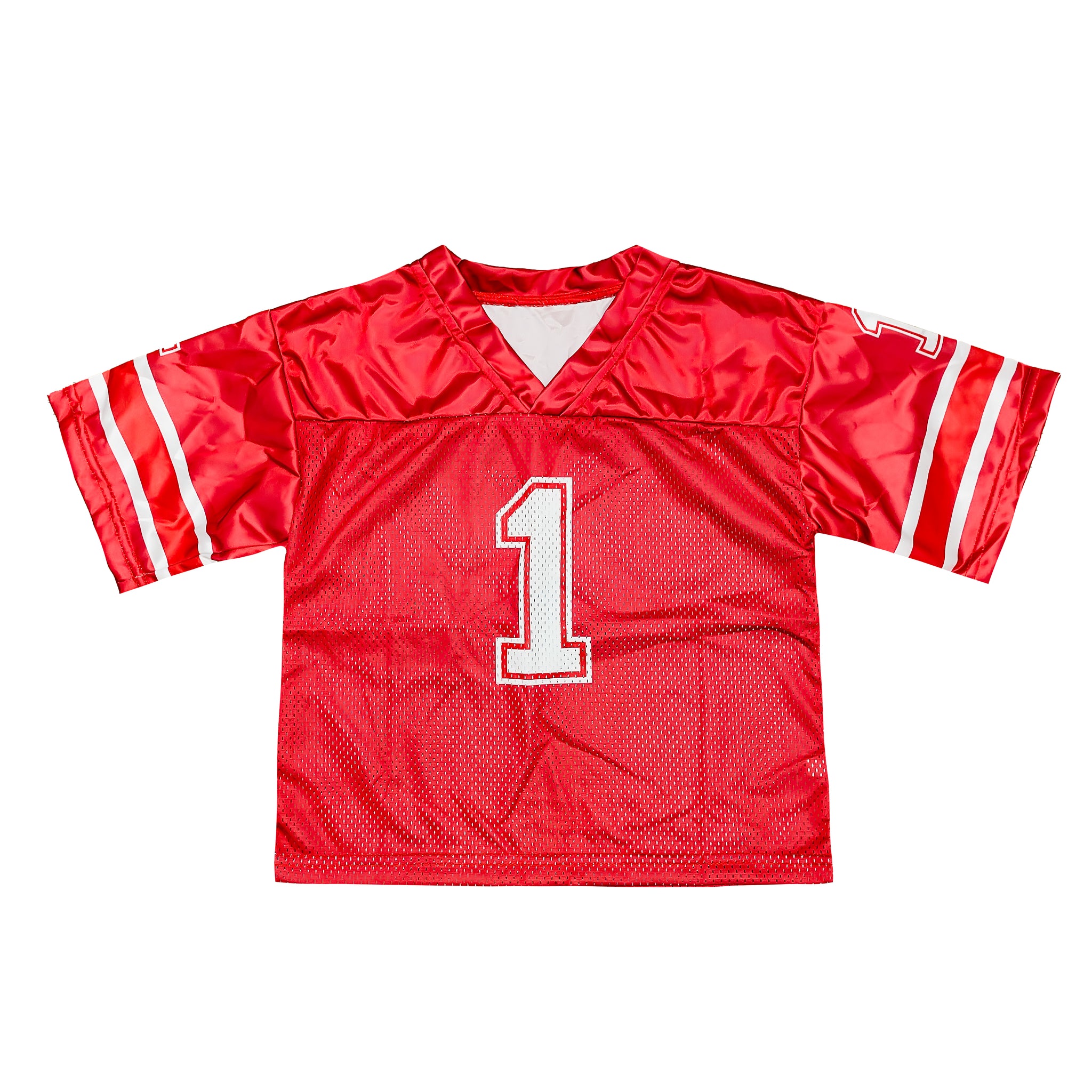 Kids' Red & White Football Jersey