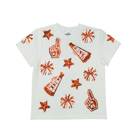 Burnt Orange Cheer Kid Shirt