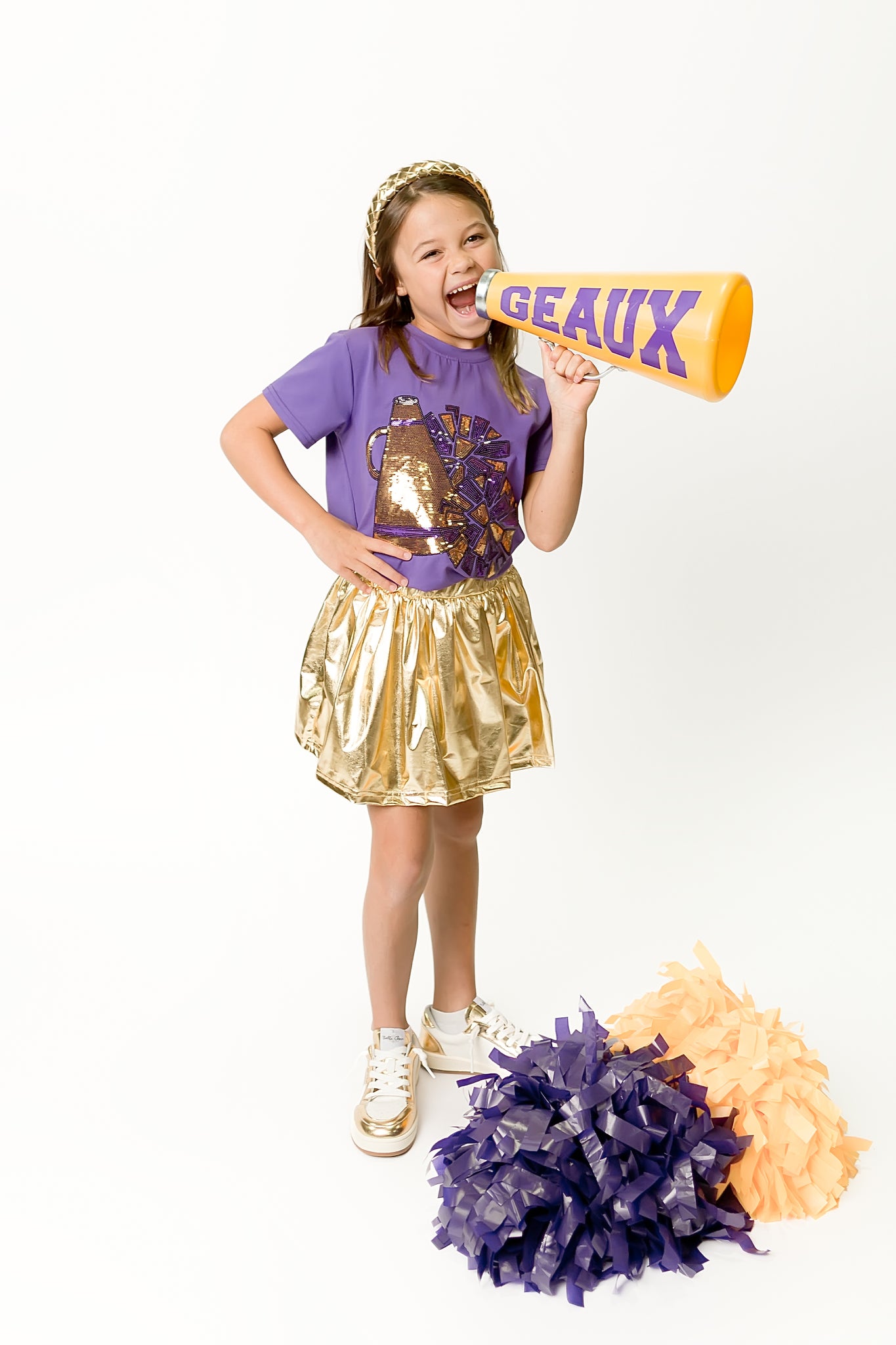Kids' Megaphone Shirt - Purple