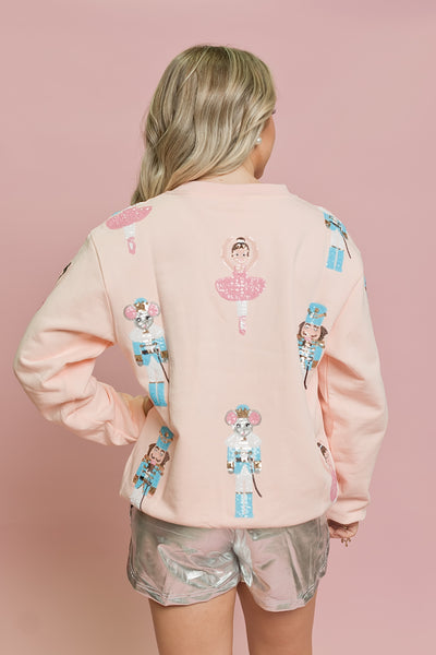 Nutcracker Pink Adult Sweatshirt