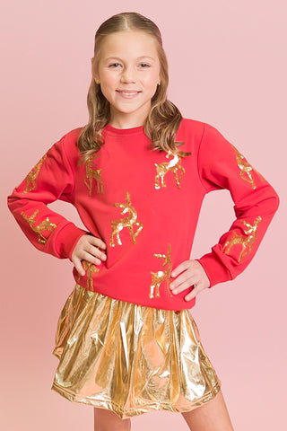 Red Reindeer Sweatshirt