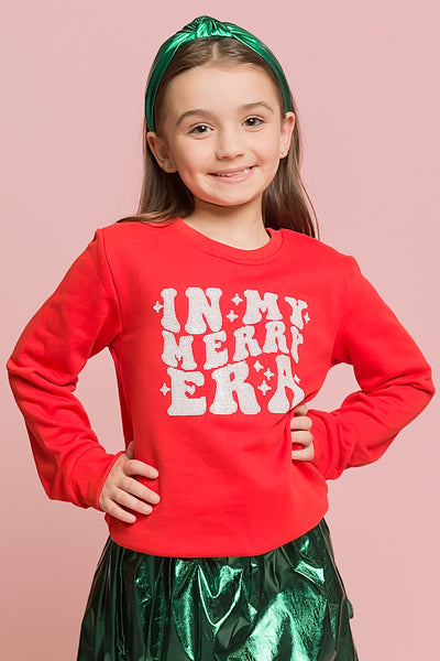 Merry Era Red Sweatshirt