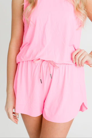 Hot Pink Butterfly Shorts