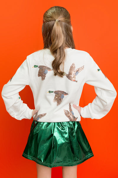 Mallard Sequin Sweatshirt