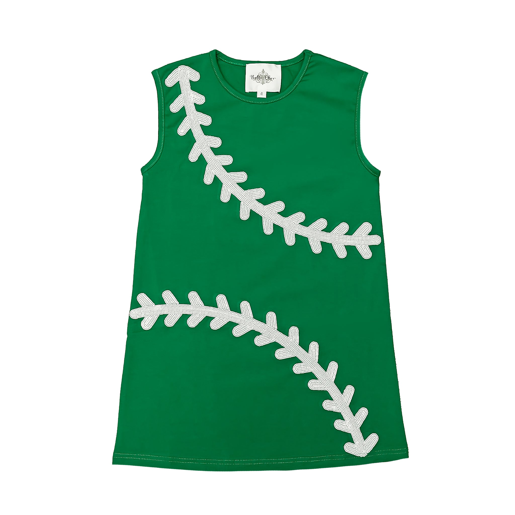 Baseball Green Dress