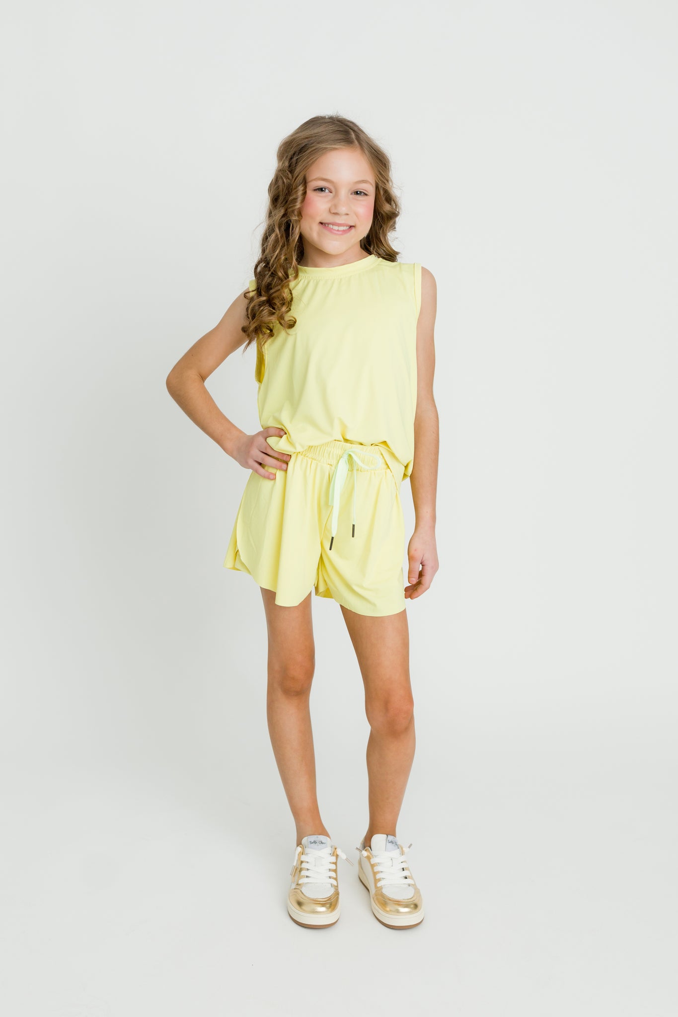 Yellow High Low Tank