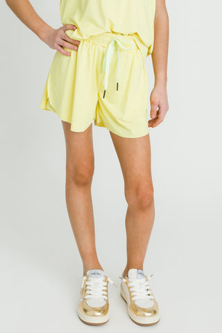 Yellow Butterfly Shorts