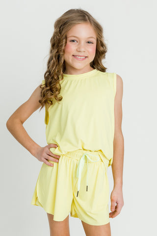 Yellow High Low Tank