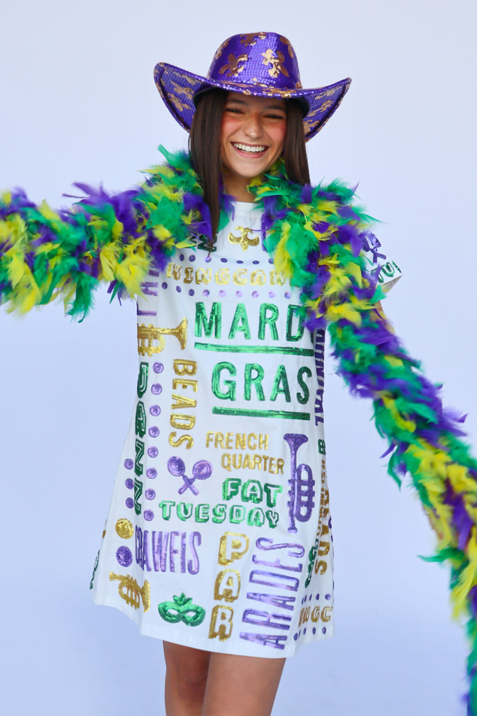All Things Mardi Gras Dress