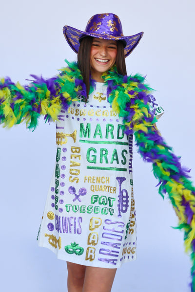 All Things Mardi Gras Dress