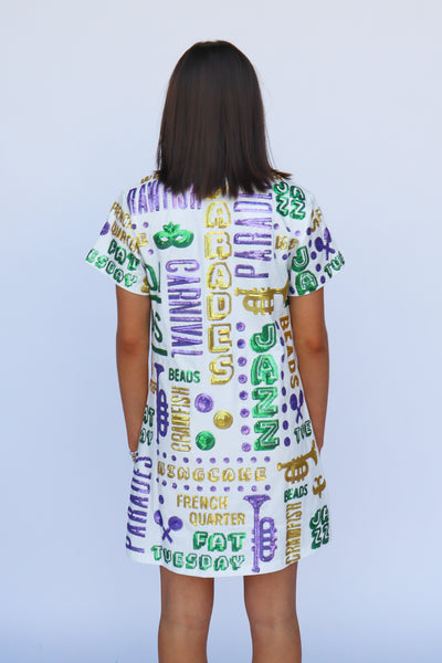 All Things Mardi Gras Dress