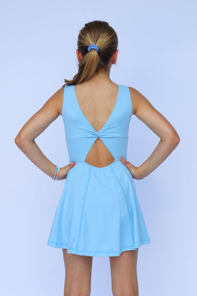 Blue Athleisure Kid Dress