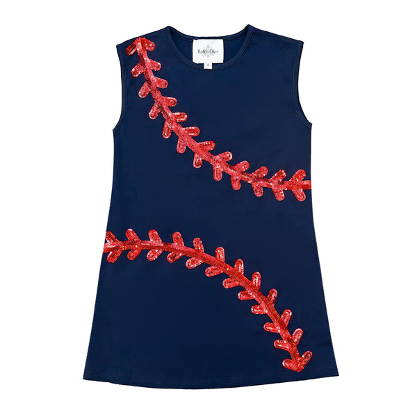 Baseball Navy and Red Dress