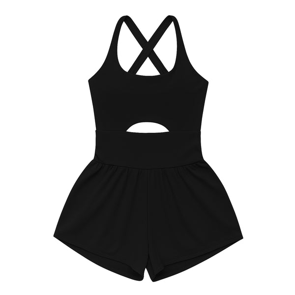Haddie Romper - Black