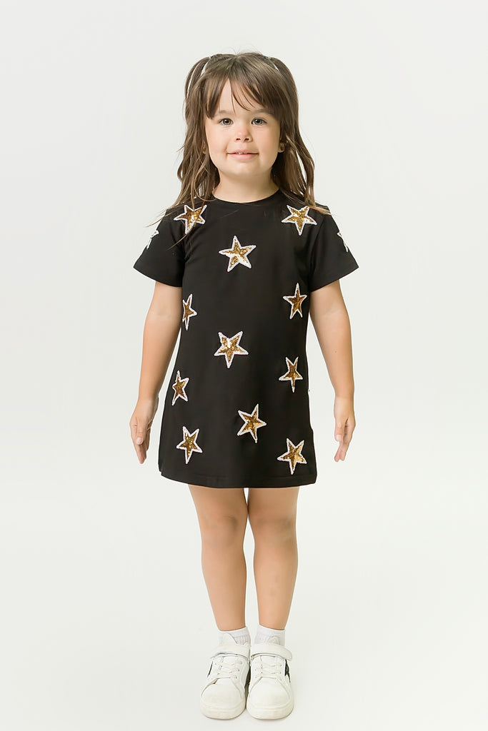 Black and Gold Star Dress 4 Black and Gold Star Dress 4