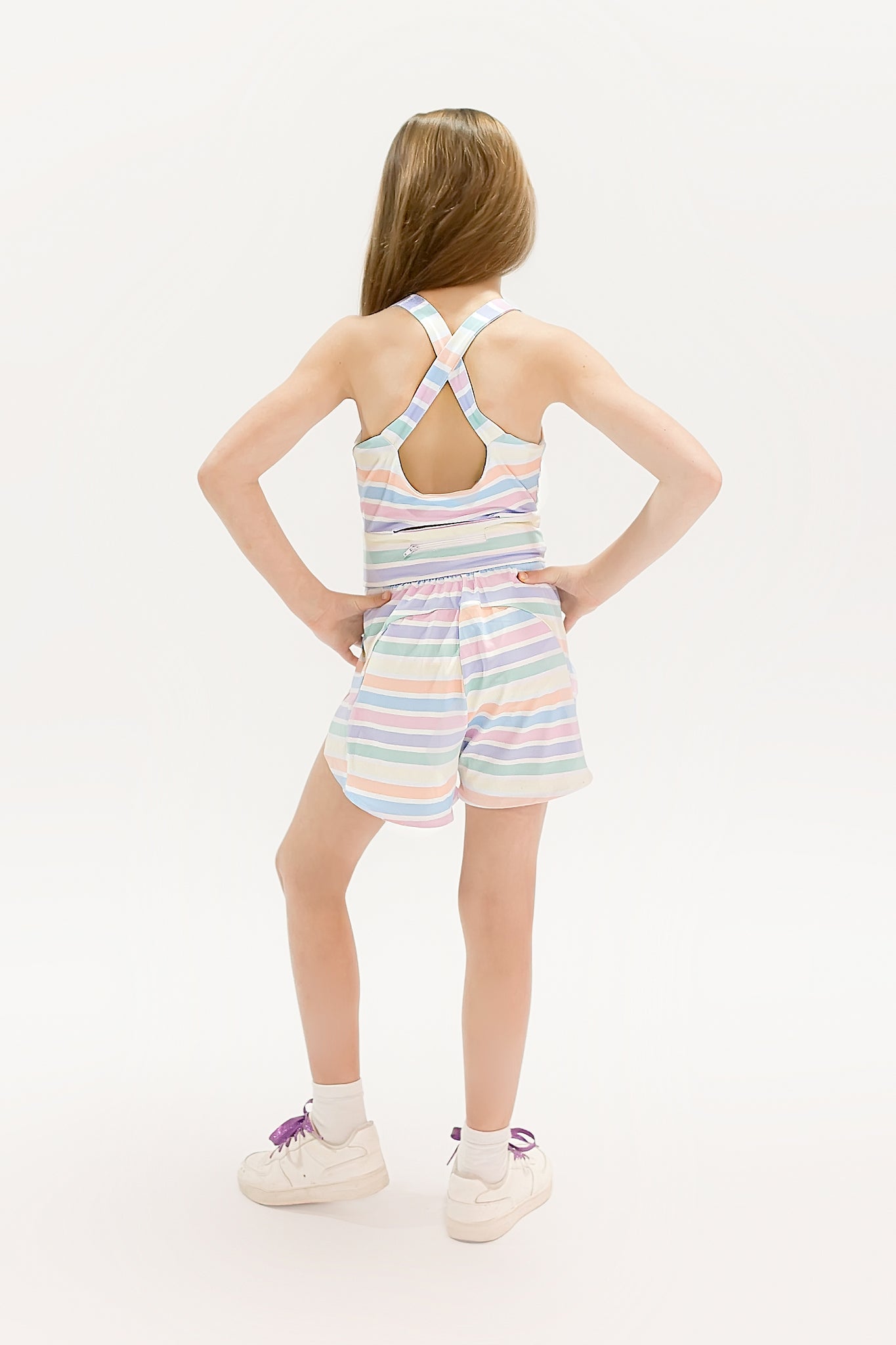 Haddie Romper - Striped