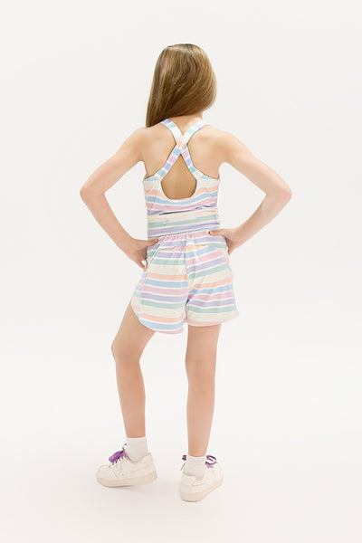Haddie Romper - Striped