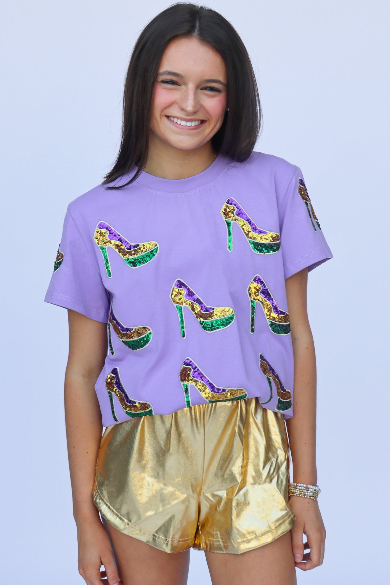 Heels Sequin Shirt
