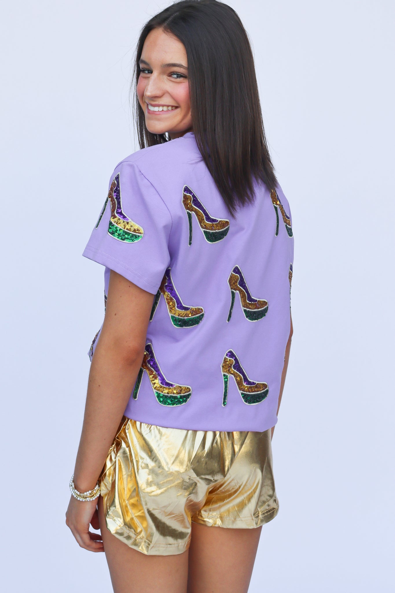 Heels Sequin Shirt