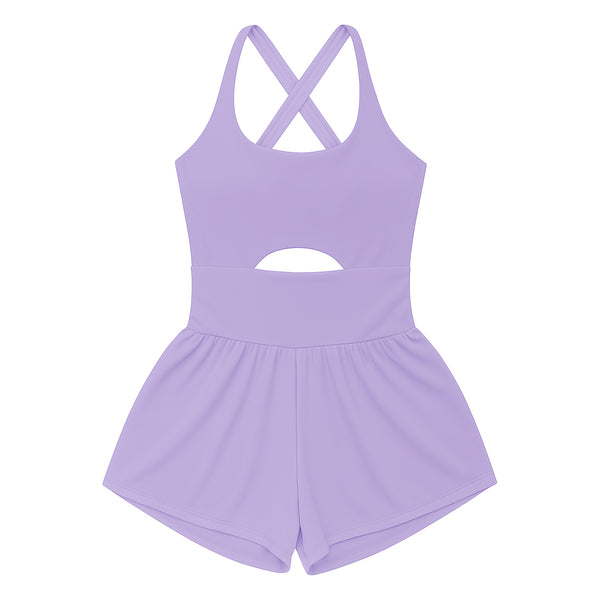 Haddie Romper - Purple