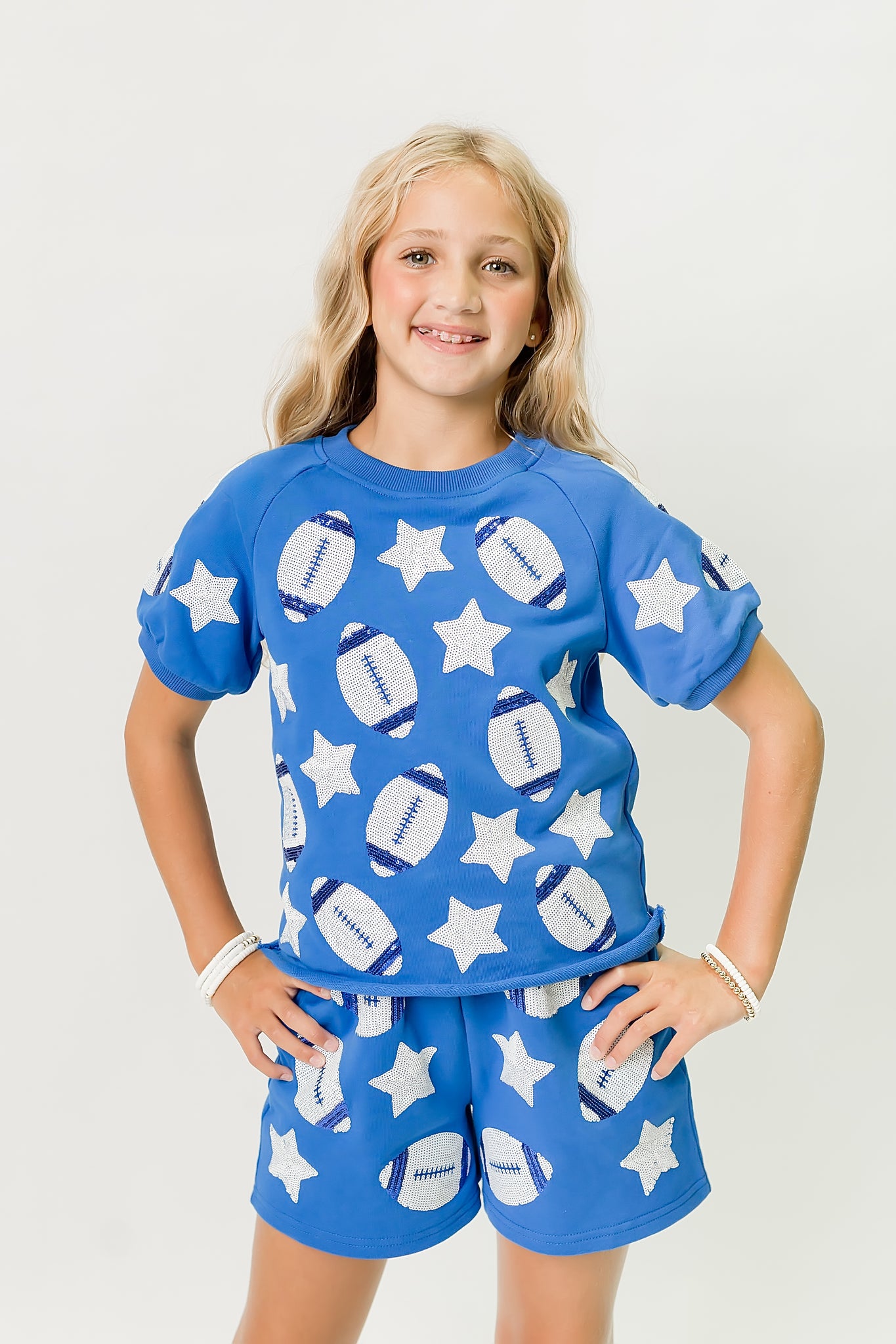Royal Blue Football Top